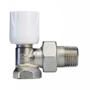 Вентиль Luxor easy RS 102 1/2'' ручной регулирующий угловой для стальных труб (арт. 11022100)